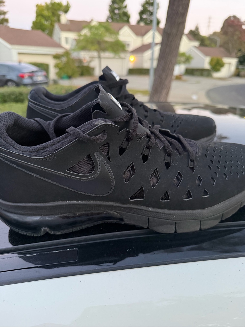 Nike Men’s Black Perforated Training Shoes